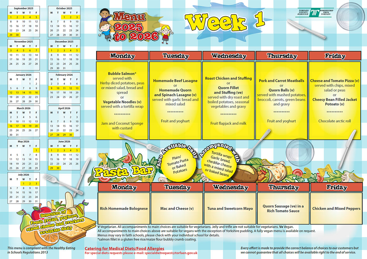 2025/2026 Menu