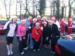 St. David's Hospice Santa Run: