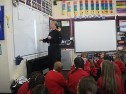 A week of visitis from PC Thomas: