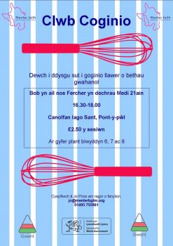 Cooking Club with Menter Iaith BGTM for year 6 pupils: