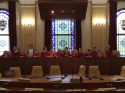 The School Council's visit to County Hall: