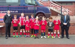 Well done to the football team: