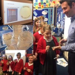 A visit from James, the Scientist, to year 6: