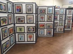 Ysgol Gymraeg Cwmbrân's Art Exhibiton, 2017: