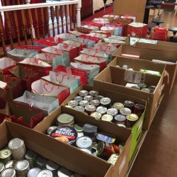 Christmas Collection for the food bank: