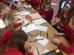 Art Workshop for year 5 and 6 pupils.