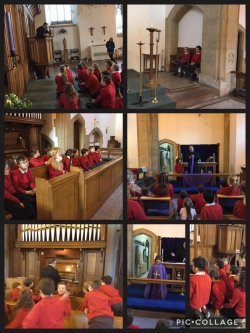 Year 4/5 visit with the local church: