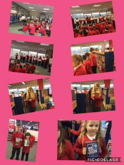 Year 4 pupils' visit to Cwmbran Library: