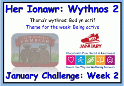 Ysgol Gymraeg Cwmbran's January Challenge: