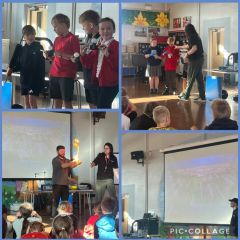 Pupils enjoying a Techniquest workshop.
