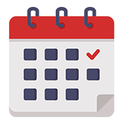 Icon showing a calendar